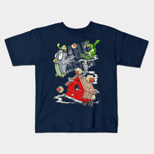 bird custom Kids T-Shirt by manuvila